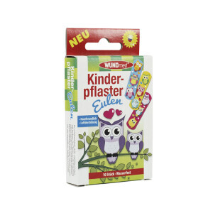 Wundmed Náplast 10ks dětské Sova (24/krt)