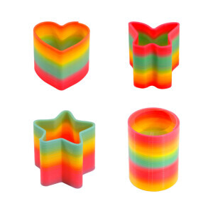 Spirála duhová 7*7cm (12/bal 360/krt)