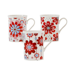 Hrnek keramika 300ml Flowers (12/bal 72/krt)