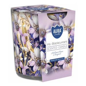 Bispol Svíčka ve skle SN72/100g Iris-blackcurrant(6/krt)