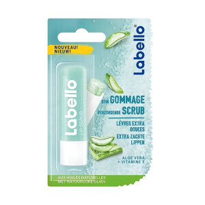 Labello Balzám na rty 4,8g Caring Scrub Aloë Vera+Vitamine E N (12/krt)