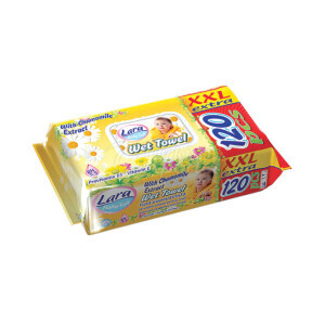 Lara Vlh.ubrousky 120ks XXL Chamomile (12/krt)