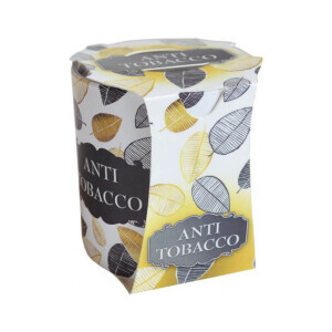 Admit Svíčka ve skle 90g Anti Tobacco (6/krt)