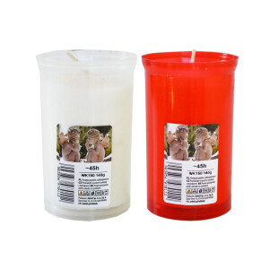 Admit Svíčka hřbitovní náplň WK150 140g RED/WHITE (15/bal)