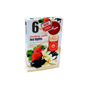 Admit Svíčka čajová 6ks Strawberry Vanilla (45/krt)