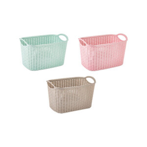 P.Forte Košík plast Rattan s uchem 3,6l VRM (12/bal)