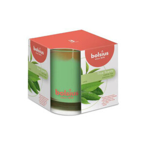Bolsius Svíčka ve skle 95/95mm True Scents Green Tea (4/krt)