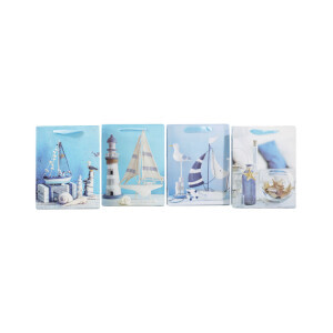 Dárková taška ''S'' Ocean decor (12/bal 720/krt)