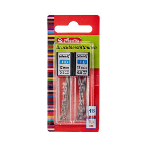 Herlitz Tuhy do mikrotužky 0,5mm 2*12ks BL (10/bal 1050/krt)