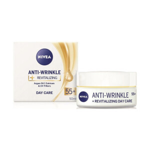 Nivea Pleť.krém 50ml Anti-Wrinkle Revitalizing 55+ day SPF15 (3/bal 12/krt)