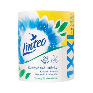 Linteo Kuch.utěrky 2-vrstvý 60m (6/bal)