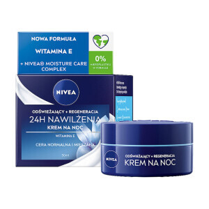 Nivea Pleť.krém 50ml Moisturizing N/S night (3/bal 12/krt)