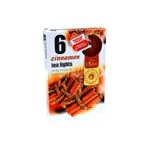 Admit Svíčka čajová 6ks Cinnamon (45/krt)
