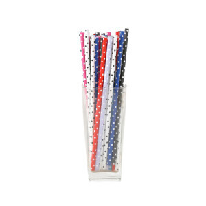 Slámky papírové 20cm/100ks (12/bal 96/krt)