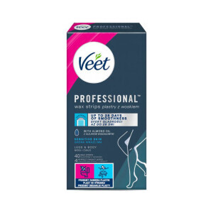 Veet Vosk.pásky 40ks Pro. Studené pro citlivou pokožku (8/krt)
