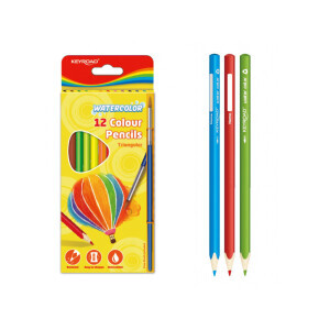 Keyroad Pastelky akvarelové Ergo 12ks + štětec (12/bal 144/krt)