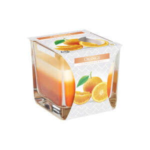 Bispol Svíčka ve skle SNK80/170g Orange (6/krt)