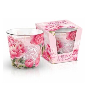 Bartek 115g Svíčka ve skle Peony (12/krt)
