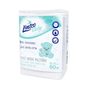 Linteo Vatové čistící polštářky Linteo Baby 60ks (24/krt)