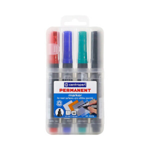 Centropen Značkovač 8576 4ks etui (10/bal 100/krt)