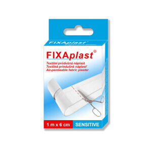 Fixaplast Náplast Sensitive 6cm*1m (20/bal)