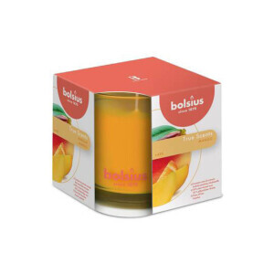 Bolsius Svíčka ve skle 95/95mm True Scents Mango (4/krt)