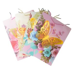 Dárková taška ''L'' Butterfly (12/bal 360/krt)