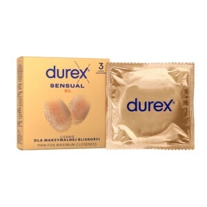 Durex Kondom 3ks Sensual XL (24/bal 288/krt)
