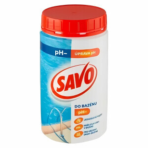 Savo 1,2kg  bazén PH- (8/krt)