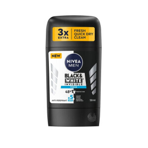 Nivea 50ml Stick New Black&White Fresh (5/bal 15/krt)