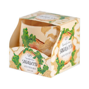 Santo 100g svíčka ve skle Sandalwood (12/krt)