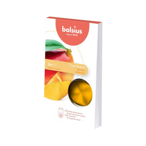 Bolsius Svíčka Waxmelts 6ks True Scents Mango (8/krt) 