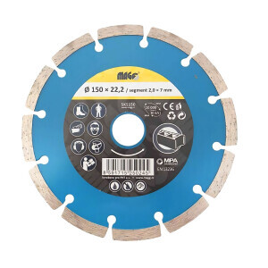 Magg Super diamantový kotouč segmentový 150x22,2mm  (25ks/krt)
