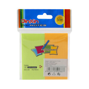 Samolepící bloček 7,6*7,6cm 2*100list (12/bal 600/krt)