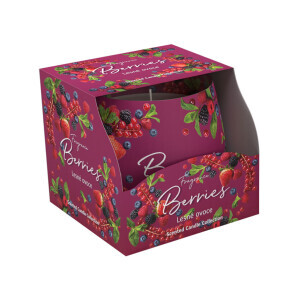 Santo 100g svíčka ve skle Berries (12/krt)