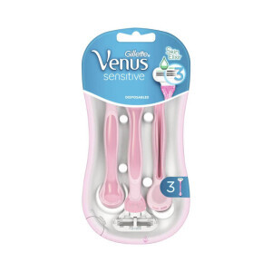 Venus Sensitive jednorázová holítka 3ks  (40/krt)