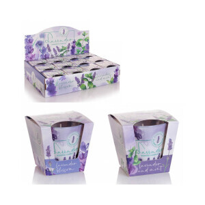 Bartek 115g Svíčka ve skle Floral ar. Lavender (12/krt)
