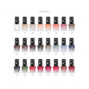 Revers Nail polish Let's Go 5ml set I (24/30/bal 300/krt)