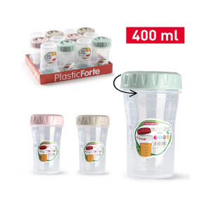 P.Forte Dóza plast Toscana 400ml VRM (12/bal)