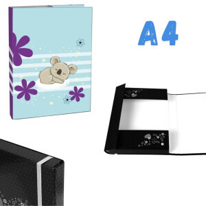 Helma Box na sešity A4 Lazy Koala