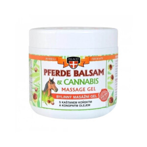 Palacio Masážní gel 600ml Cannabis+Pferde (6/bal)