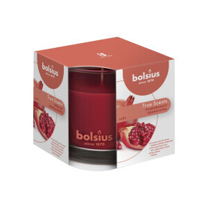 Bolsius Svíčka ve skle 95/95mm True Scents Pomegranate (4/krt)