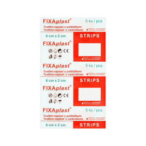 Fixaplast Náplast Strips 6*2cm/5ks (50/bal)
