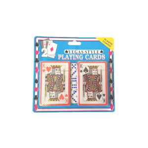 Hrací karty Canasta 2set + 6 kostky (12/bal 144/krt)