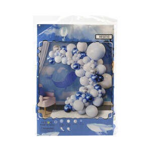 Balónky set Blue&White (10bal 100/krt)