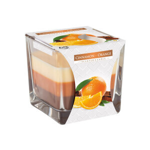 Bispol Svíčka ve skle SNK80/170g Cinnamon Orange (6/krt)