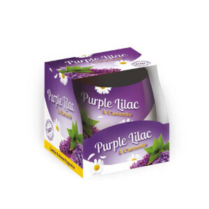 Santo 100g svíčka ve skle Purple Lilac (12/krt)