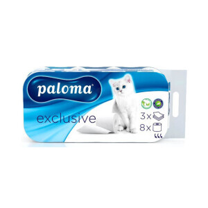 Paloma Toaletní papír 16ks 3-vrstvý Exclusice s vůní (4/bal)