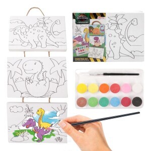 Toi-Toys World dinosaurs sada malovaní(12ks/krt)