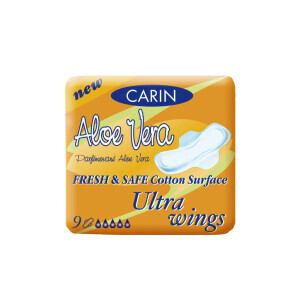 Carin vložky Aloe Vera Ultra Wings 9ks 
